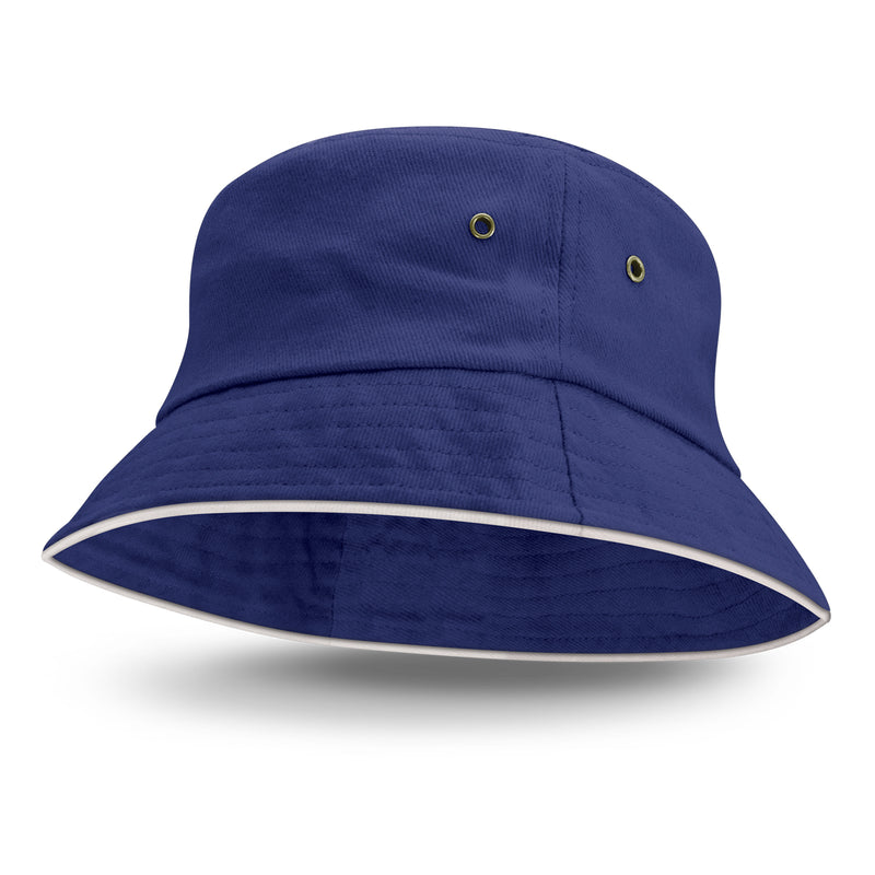 Bondi Bucket Hat - White Sandwich Trim - Sale