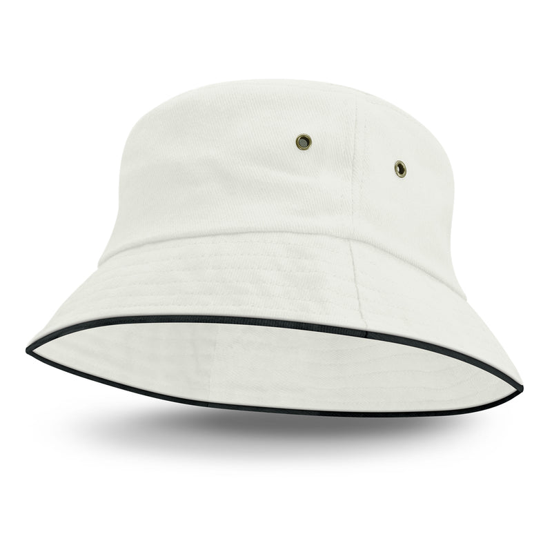 Bondi Bucket Hat - Black Sandwich Trim - Sale