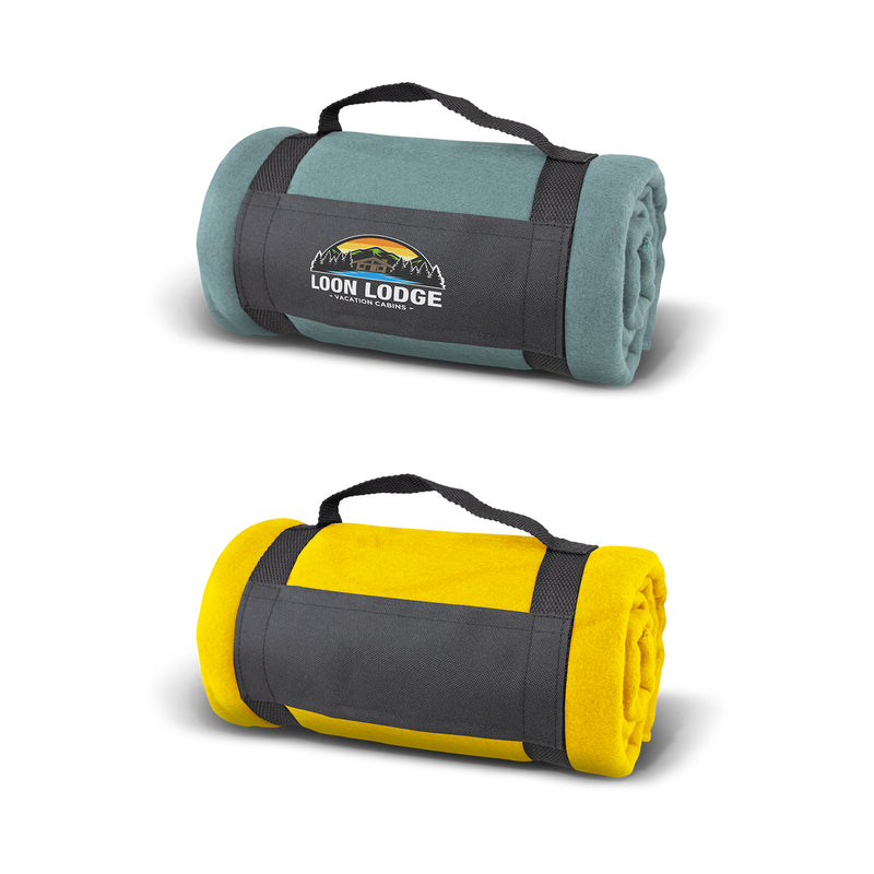 Glasgow Fleece Blanket with Strap - Sale