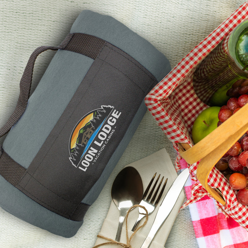 Glasgow Fleece Blanket with Strap - Sale