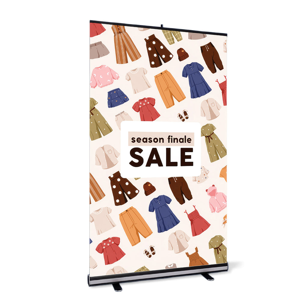 Pull-Up Banner Stand Wide