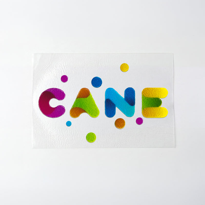 Prism Print - 78 x 48mm Sticker