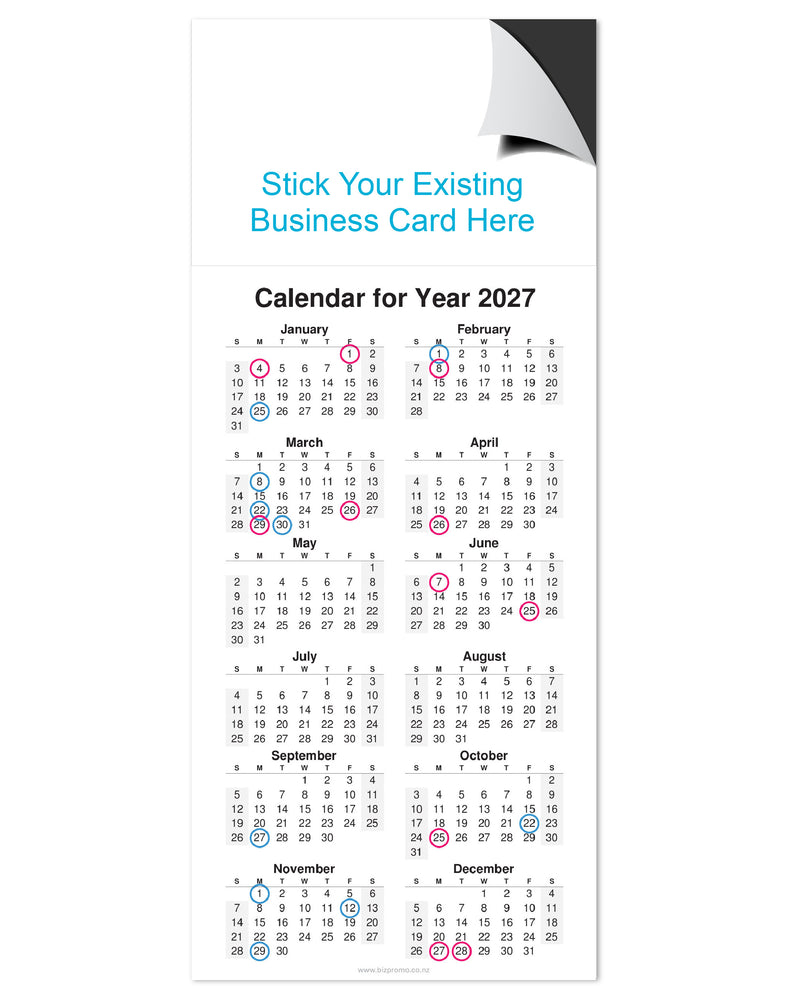 2026 Magnetic Calendar - Home Sweet Home (12 Months)