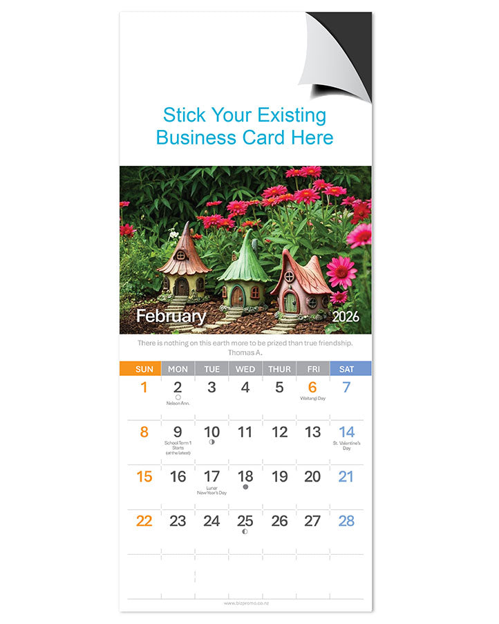 2026 Magnetic Calendar - Home Sweet Home (12 Months)