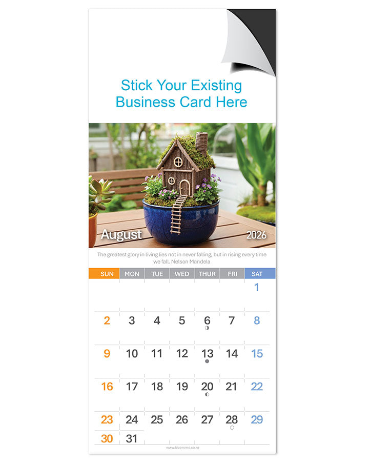 2026 Magnetic Calendar - Home Sweet Home (12 Months)
