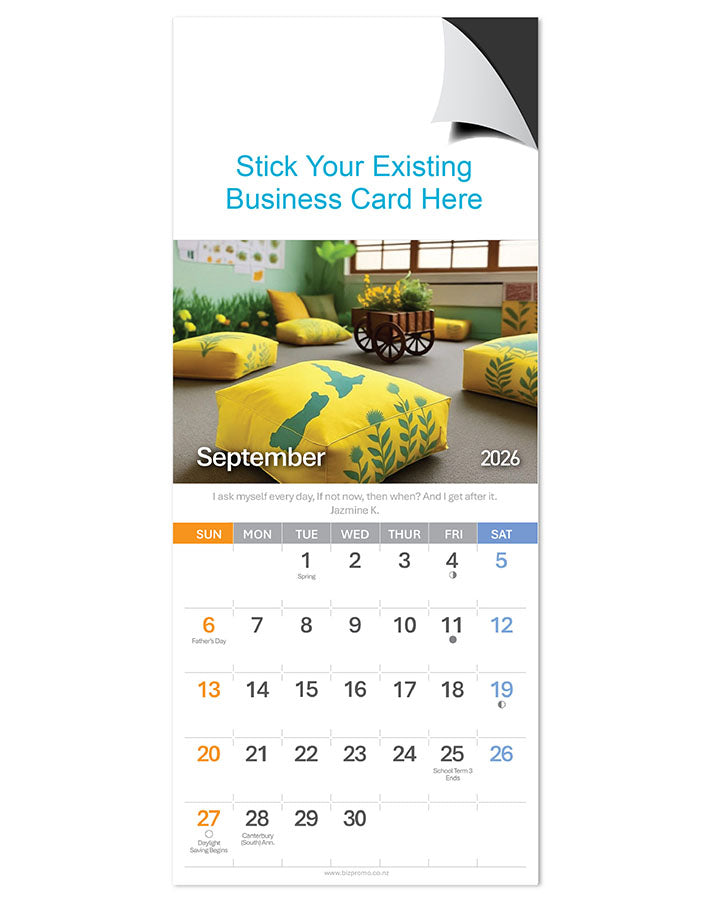 2026 Magnetic Calendar - Home Sweet Home (12 Months)