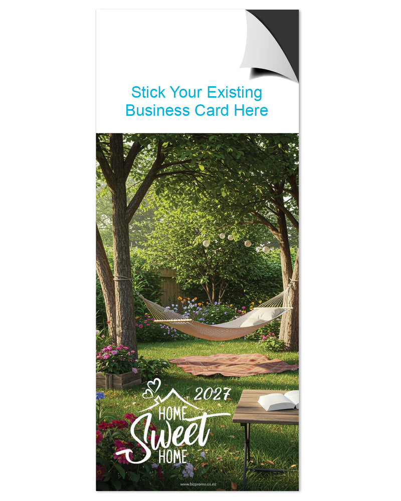 2027 Magnetic Calendar - Home Sweet Home (12 Months)