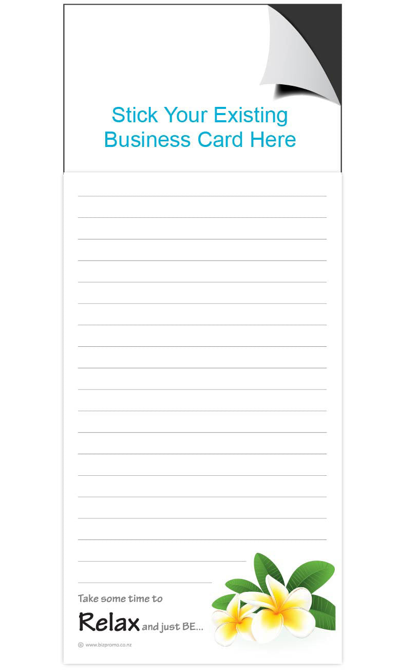 Magnetic Note Pad - Relax and Just Be