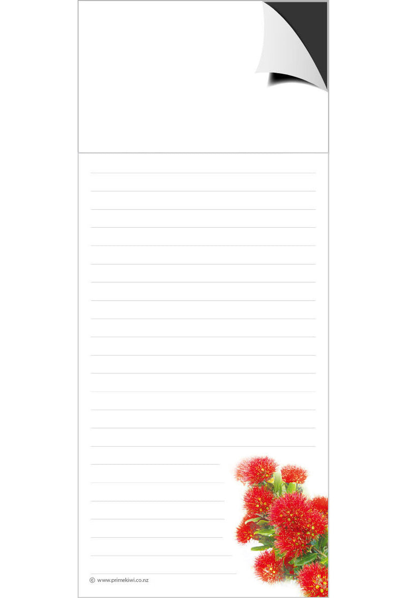 Magnetic Note Pad - Pohutukawa