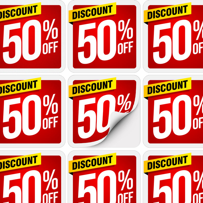 AD Labels 50 x 50mm