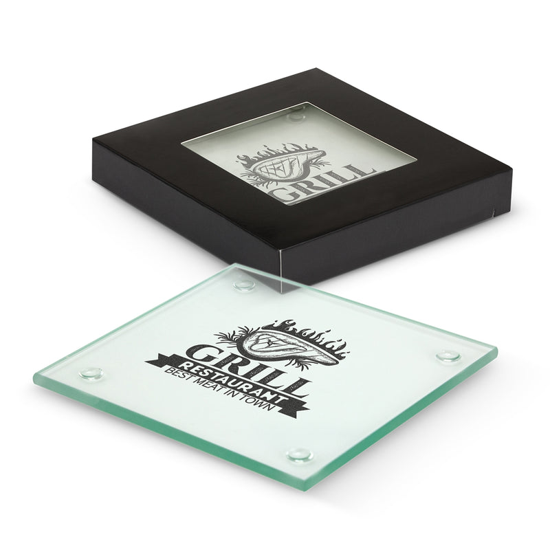 Venice Glass Coaster - Set of 4 - Square