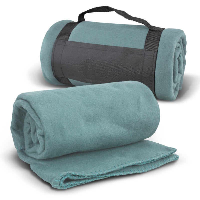 Glasgow Fleece Blanket with Strap - Sale
