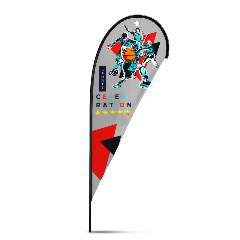 Large Teardrop Flag Kit
