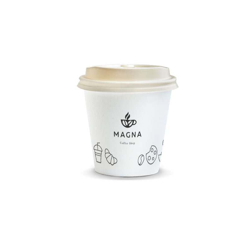 Compostable Paper Coffee Cup - 180ml