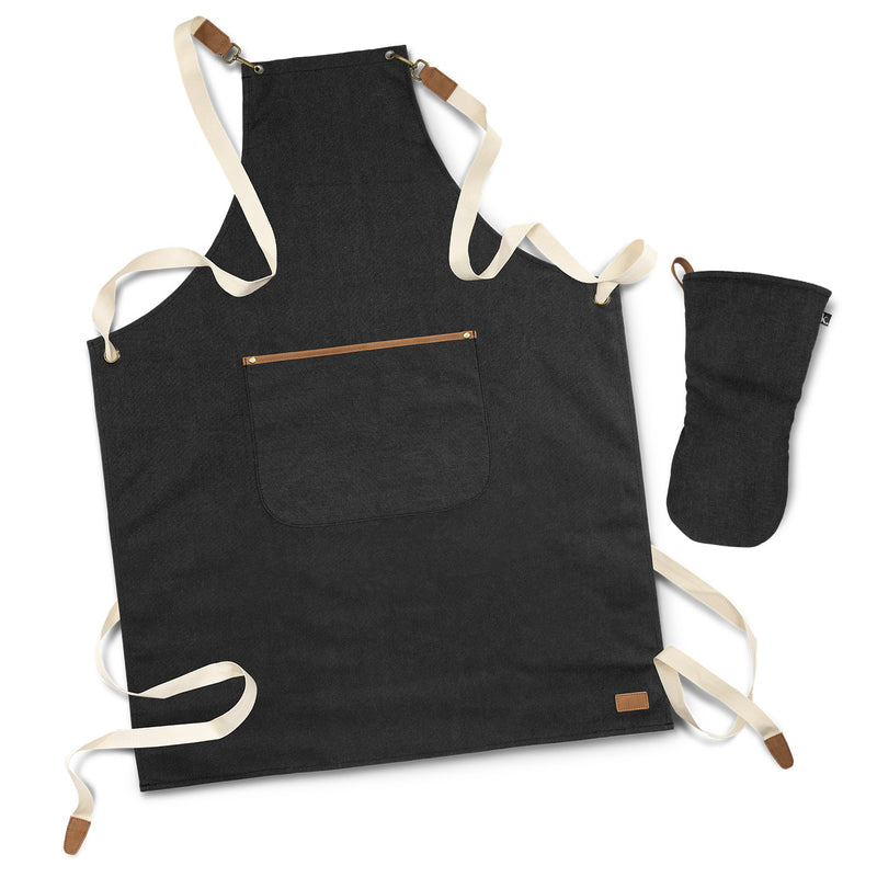 Keepsake Canvas Apron and Oven Mitt Set