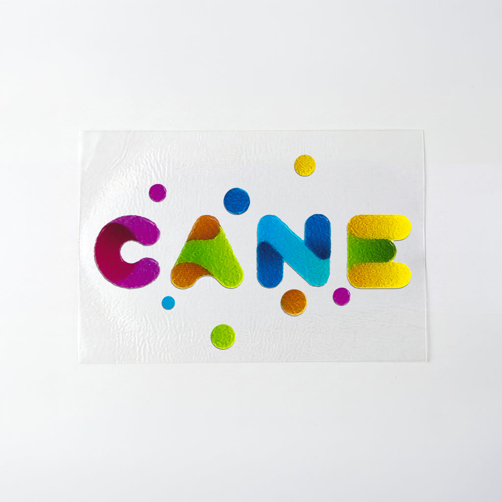 Prism Print - 78 x 48mm Sticker