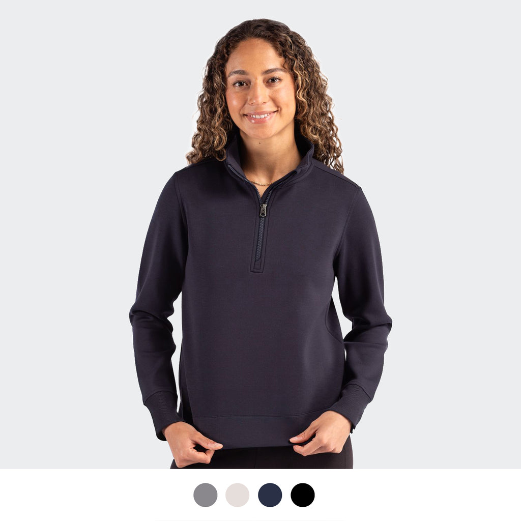 Cutter and Buck Roam Womens Half Zip Jacket