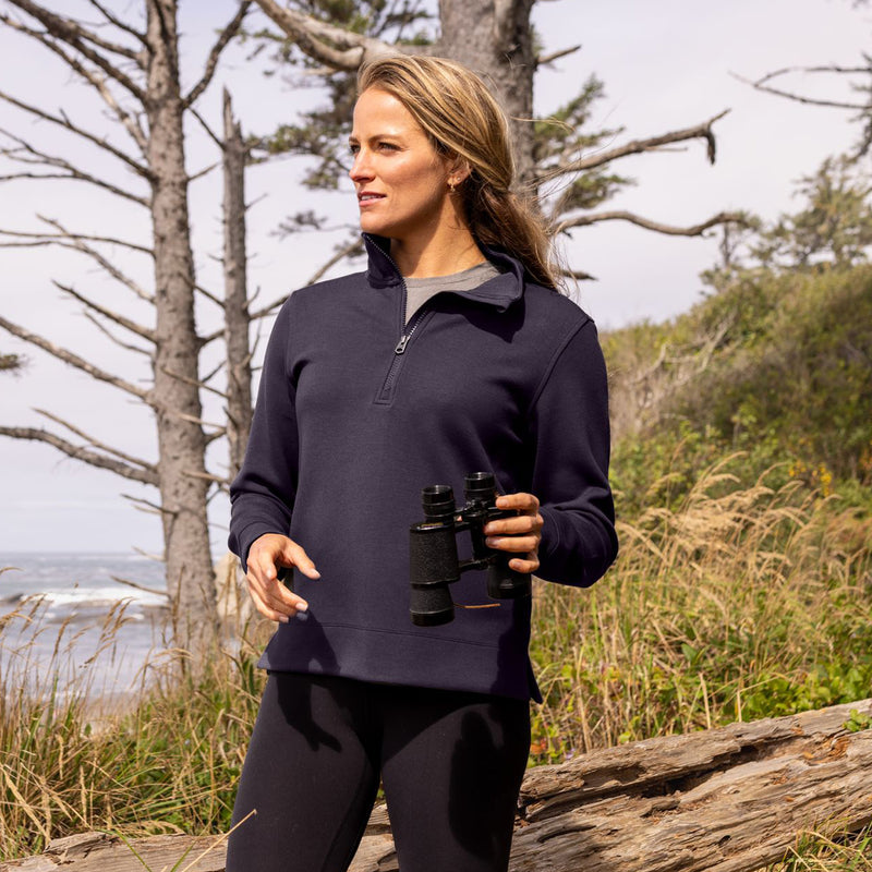 Cutter and Buck Roam Womens Half Zip Jacket