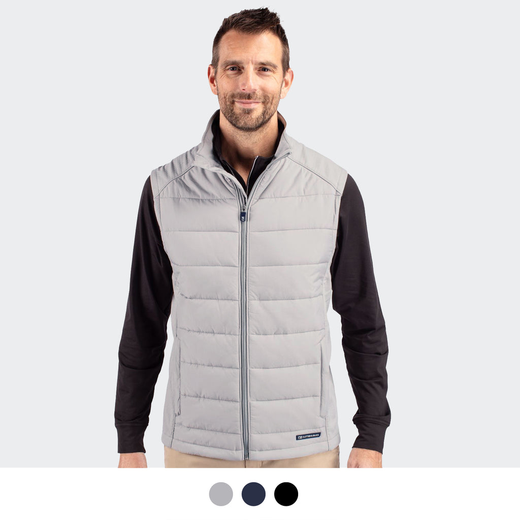 Cutter and Buck Evoke Mens Hybrid Vest