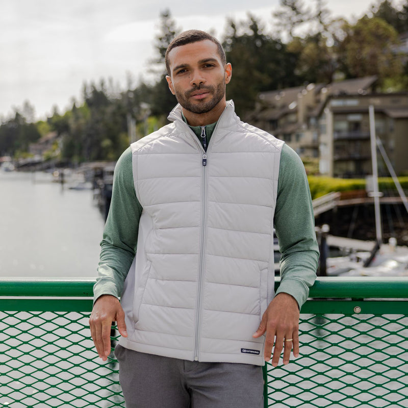 Cutter and Buck Evoke Mens Hybrid Vest