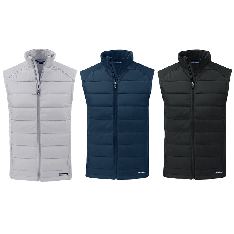 Cutter and Buck Evoke Mens Hybrid Vest