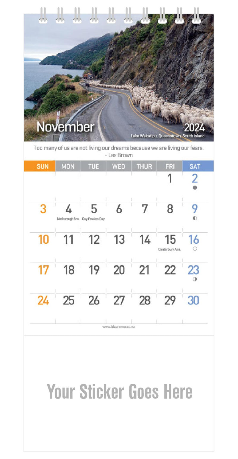 2024 DL Desk Calendar - Our Landmarks (12 Months) - SOLD OUT