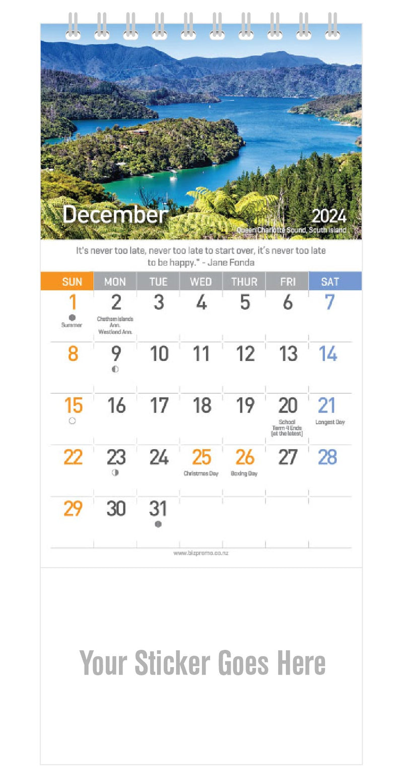 2024 DL Desk Calendar - Our Landmarks (12 Months) - SOLD OUT