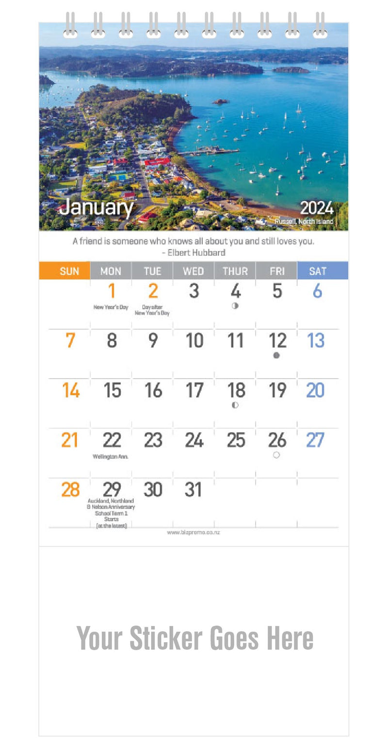 2024 DL Desk Calendar - Our Landmarks (12 Months) - SOLD OUT