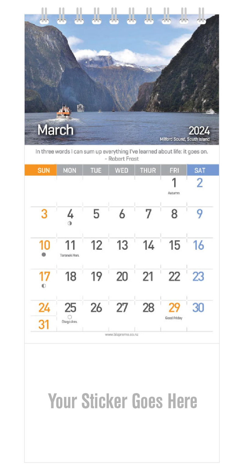 2024 DL Desk Calendar - Our Landmarks (12 Months) - SOLD OUT