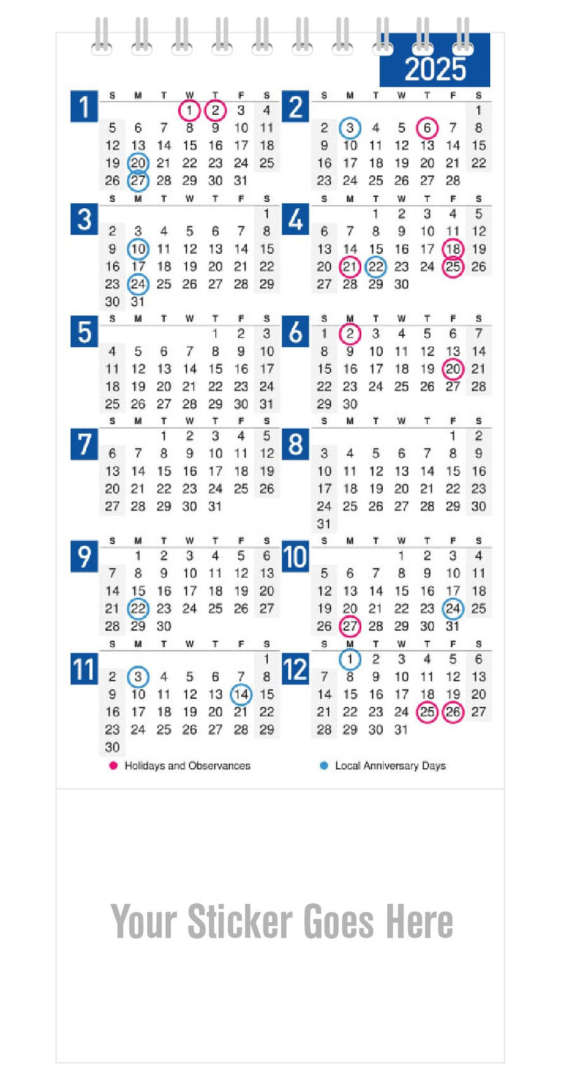 2024 DL Desk Calendar - Tranquillity New Zealand (12 Months) - SOLD OUT