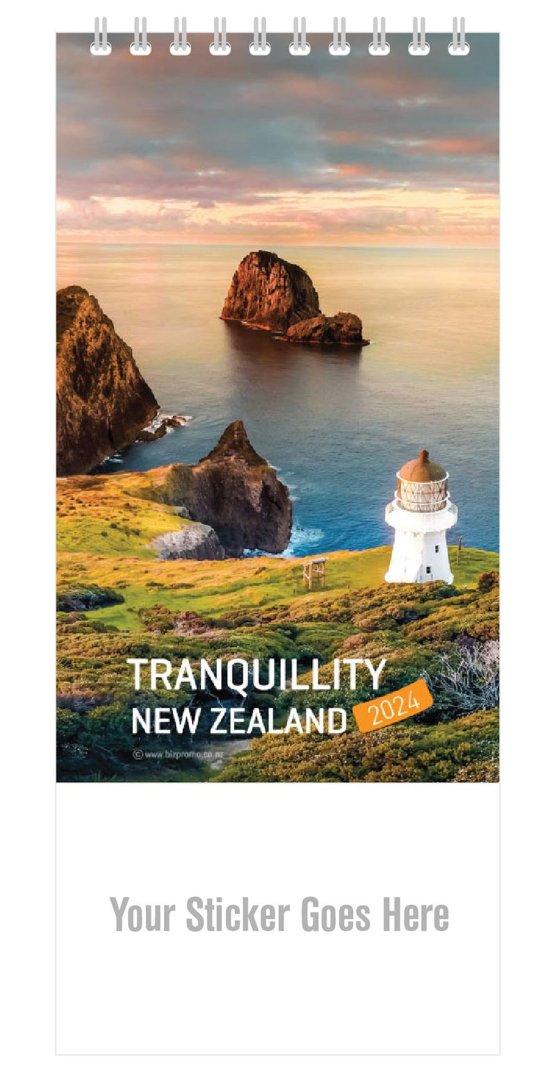 2024 DL Desk Calendar - Tranquillity New Zealand (12 Months) - SOLD OUT