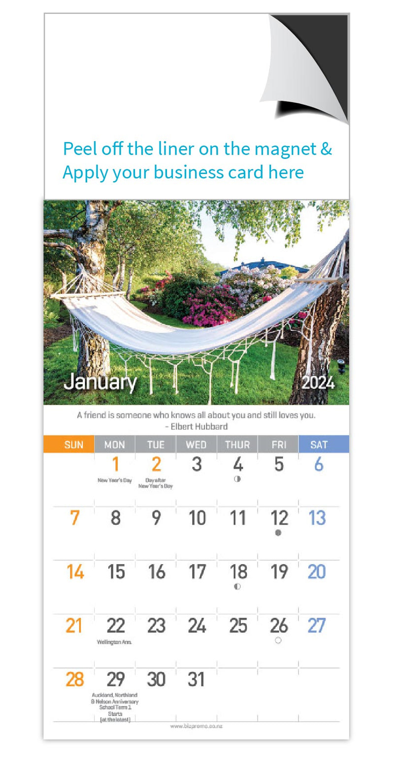 2024 Magnetic Calendar - Home Sweet Home (12 Months) -  SOLD OUT