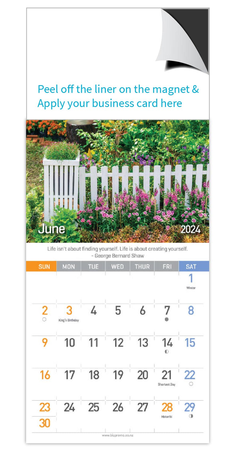 2024 Magnetic Calendar - Home Sweet Home (12 Months) -  SOLD OUT