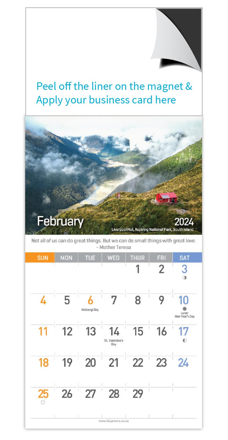 2024 Magnetic Calendar - Our Landmarks (12 Months) - SOLD OUT