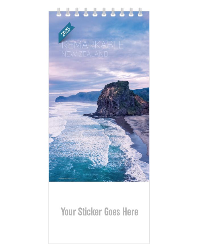 2025 DL Desk Calendar - Remarkable New Zealand (12 Months) - SOLD OUT