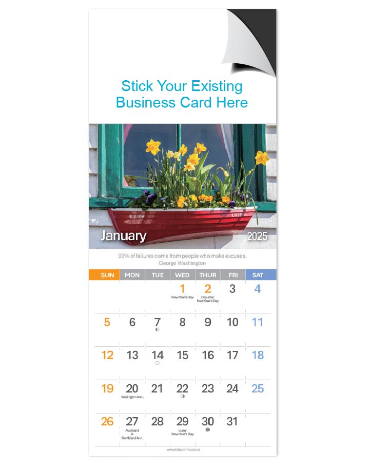 2025 Magnetic Calendar - Home Sweet Home (12 Months) - SOLD OUT