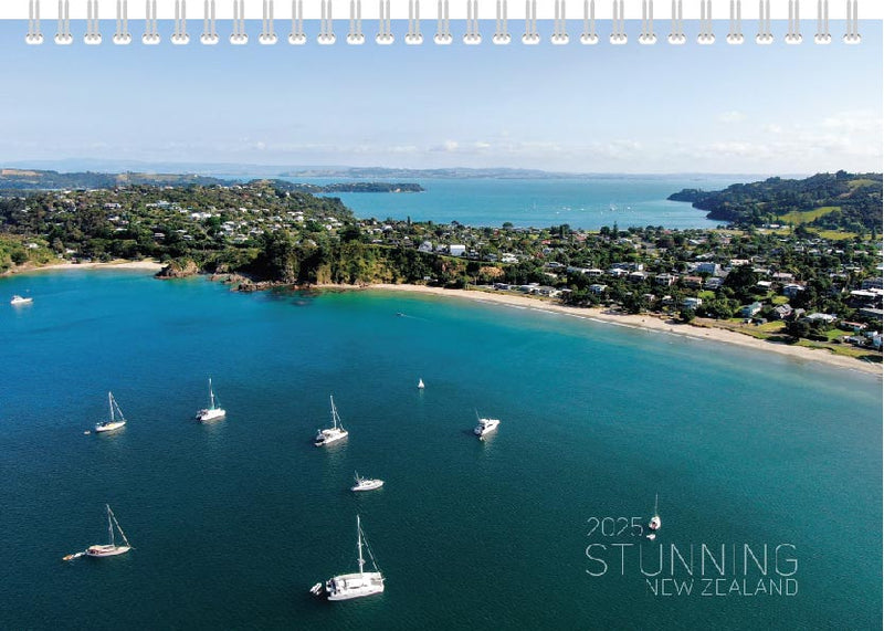 2025 Premium Desk Calendar - Stunning New Zealand