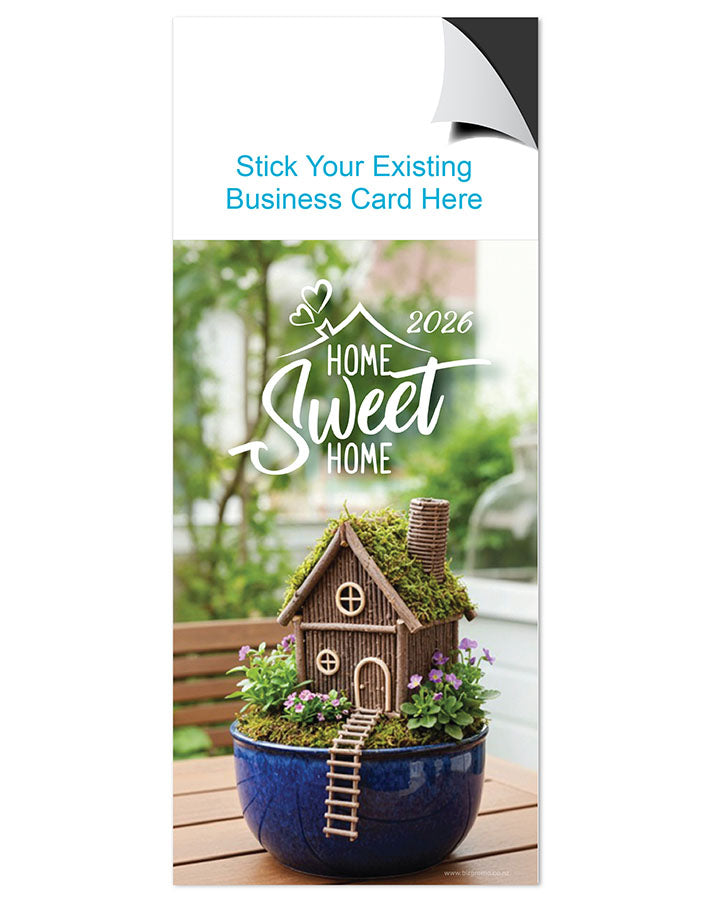 2026 Magnetic Calendar - Home Sweet Home (12 Months)