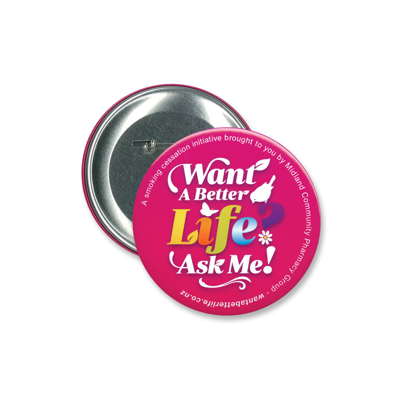 Button Badge Round - 90mm