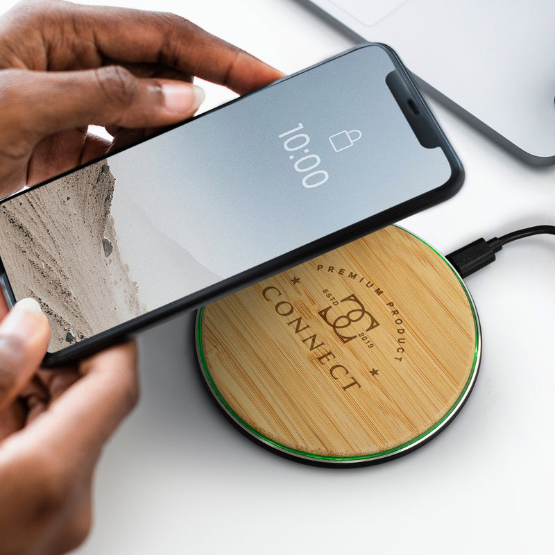 Bamboo 15W Wireless Fast Charger