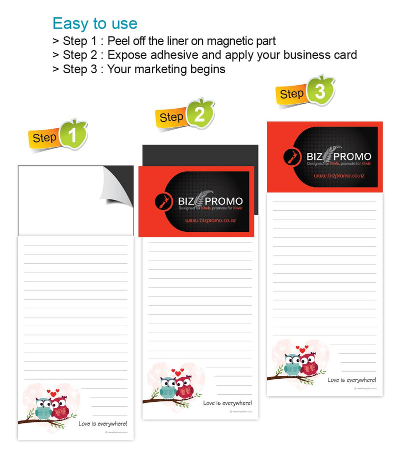 Magnetic Note Pad - Love is everywhere - SOLD OUT