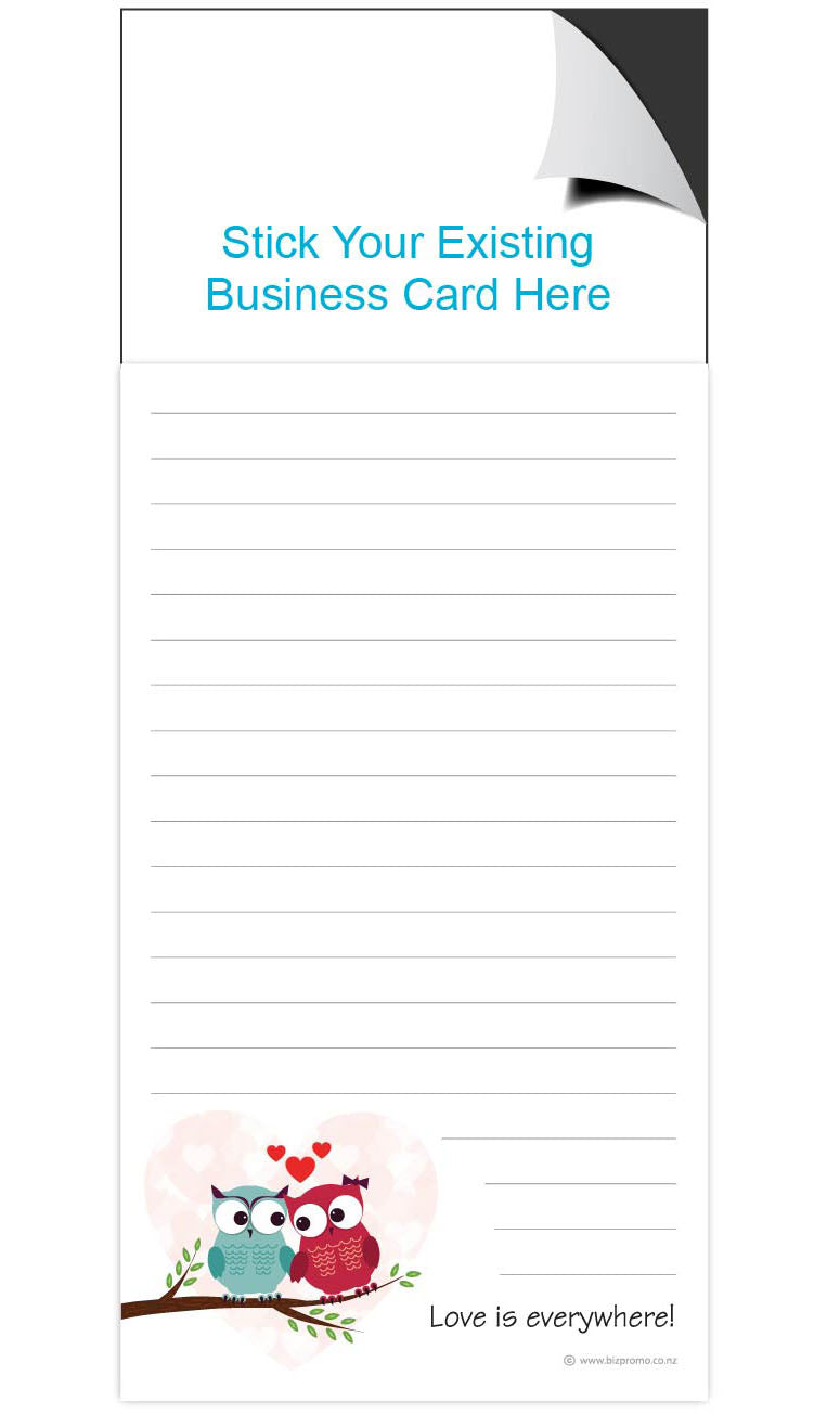 Magnetic Note Pad - Love is everywhere - SOLD OUT